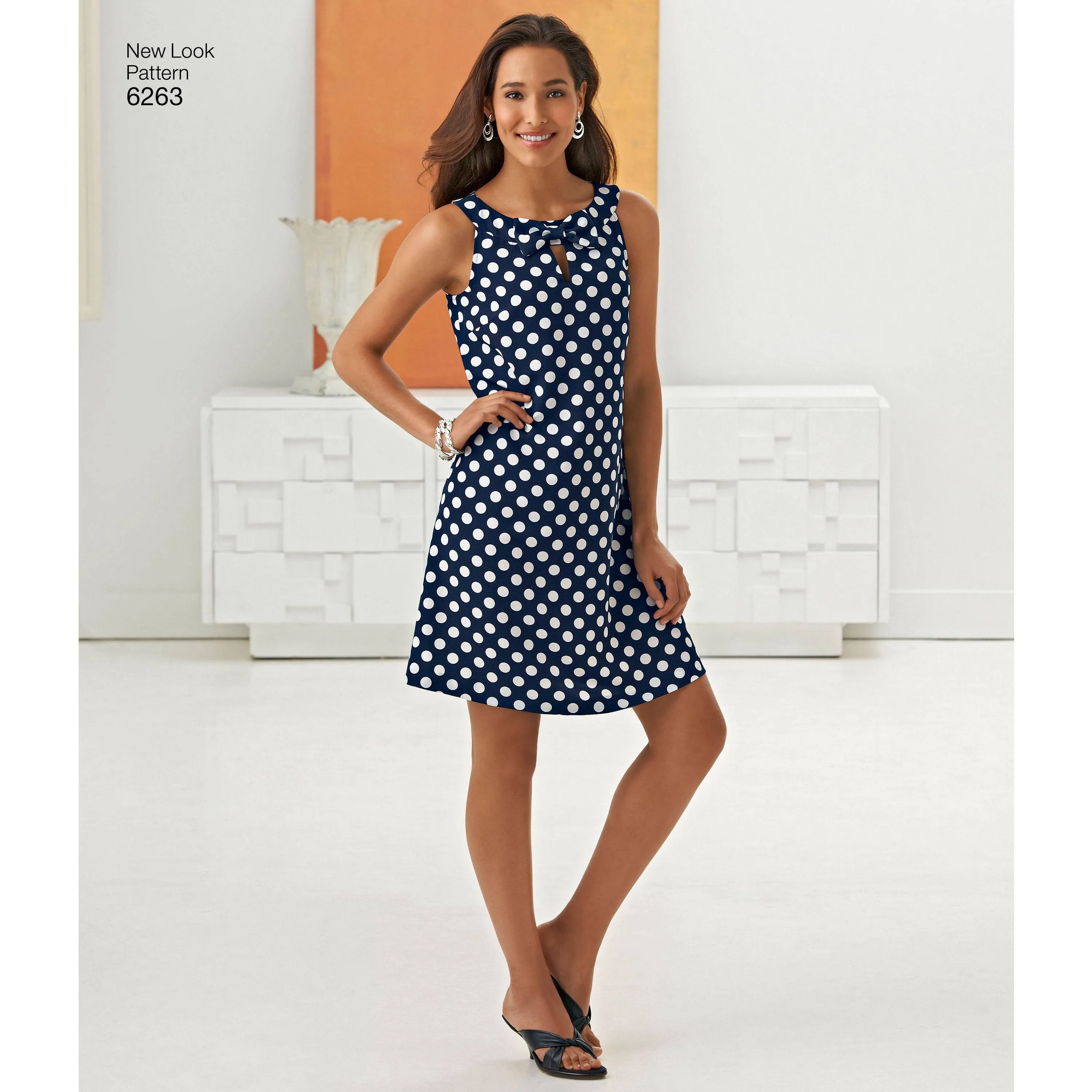 6263 Misses' A- Line Dress