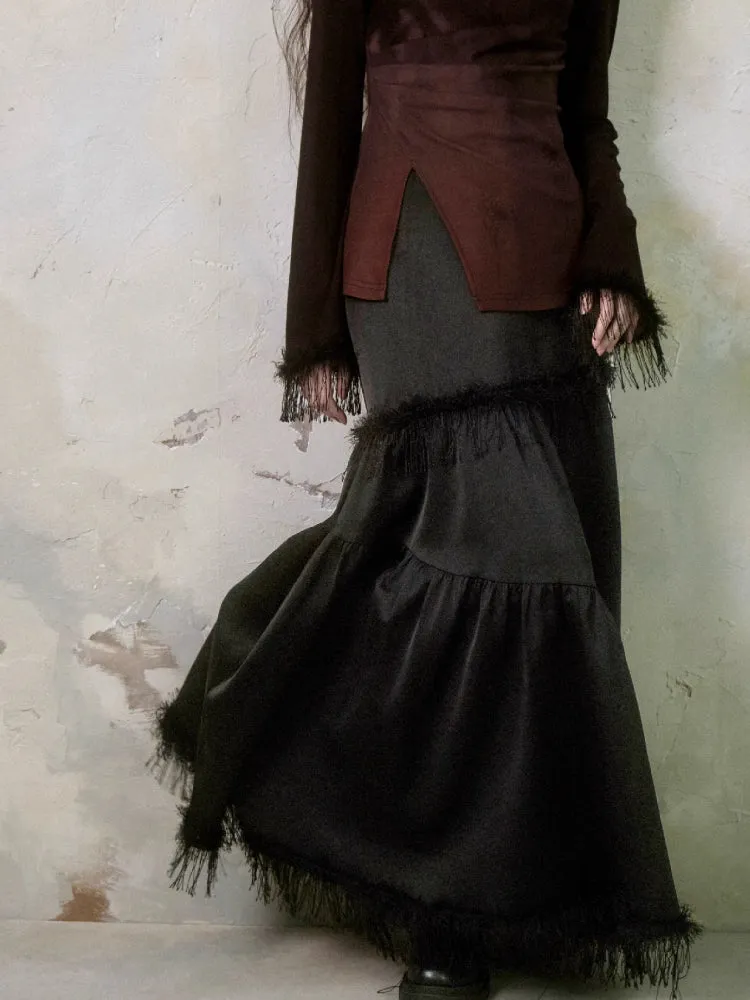 A-line irregular skirt【s0000006407】
