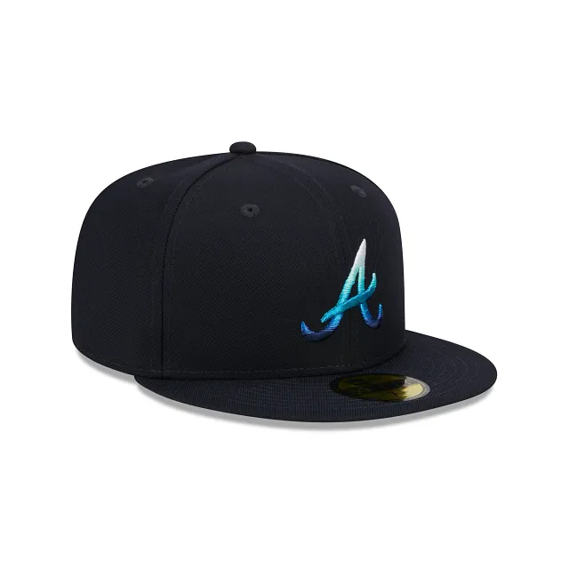 Atlanta Braves Gradient 59FIFTY Cerrada