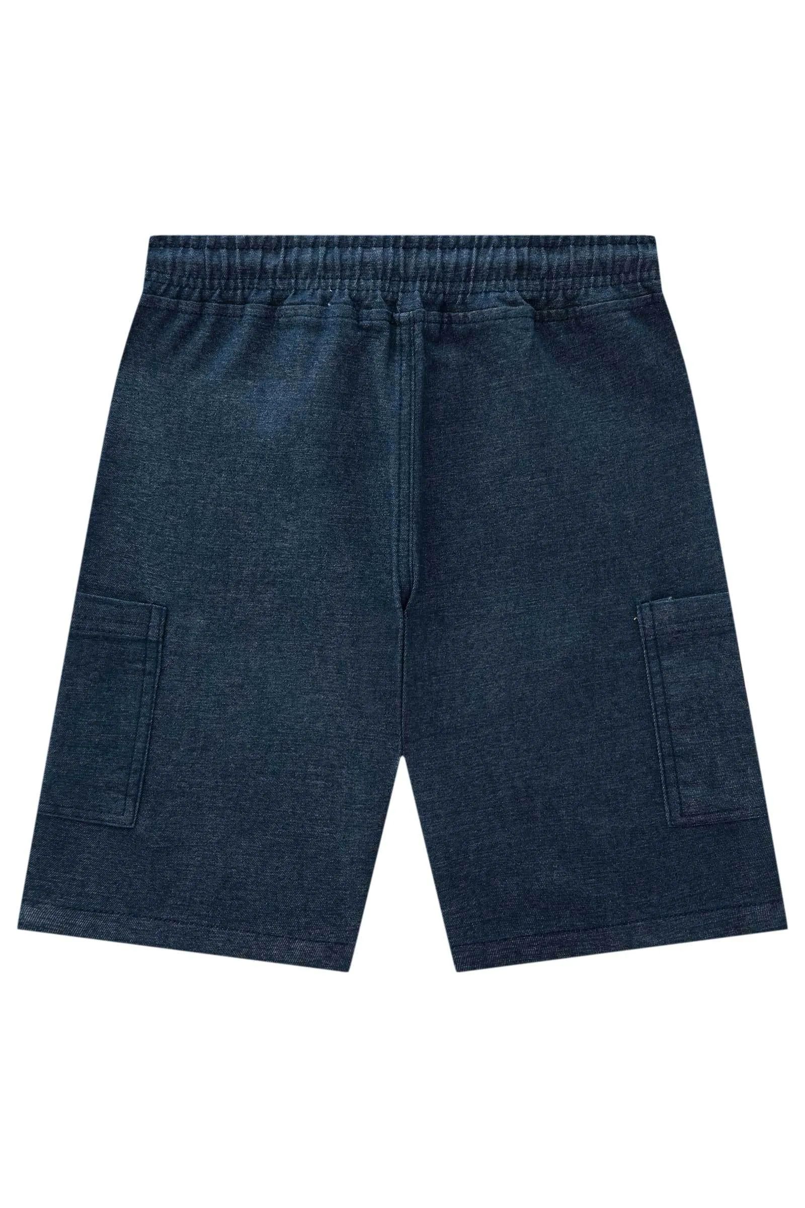 Bermuda em Sarja Melange com Elastano Super Power  74871 Johnny Fox