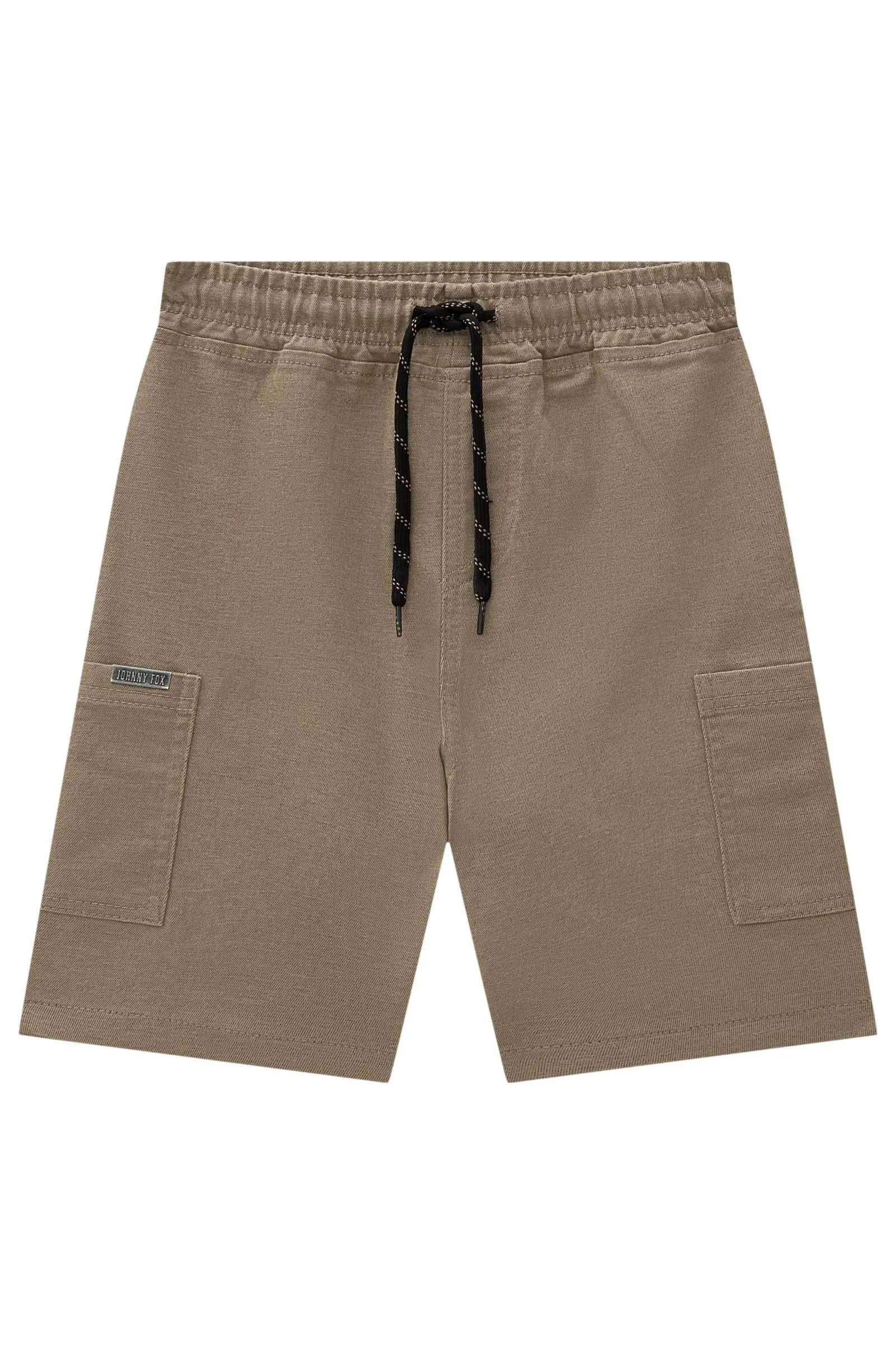 Bermuda em Sarja Melange com Elastano Super Power  74871 Johnny Fox