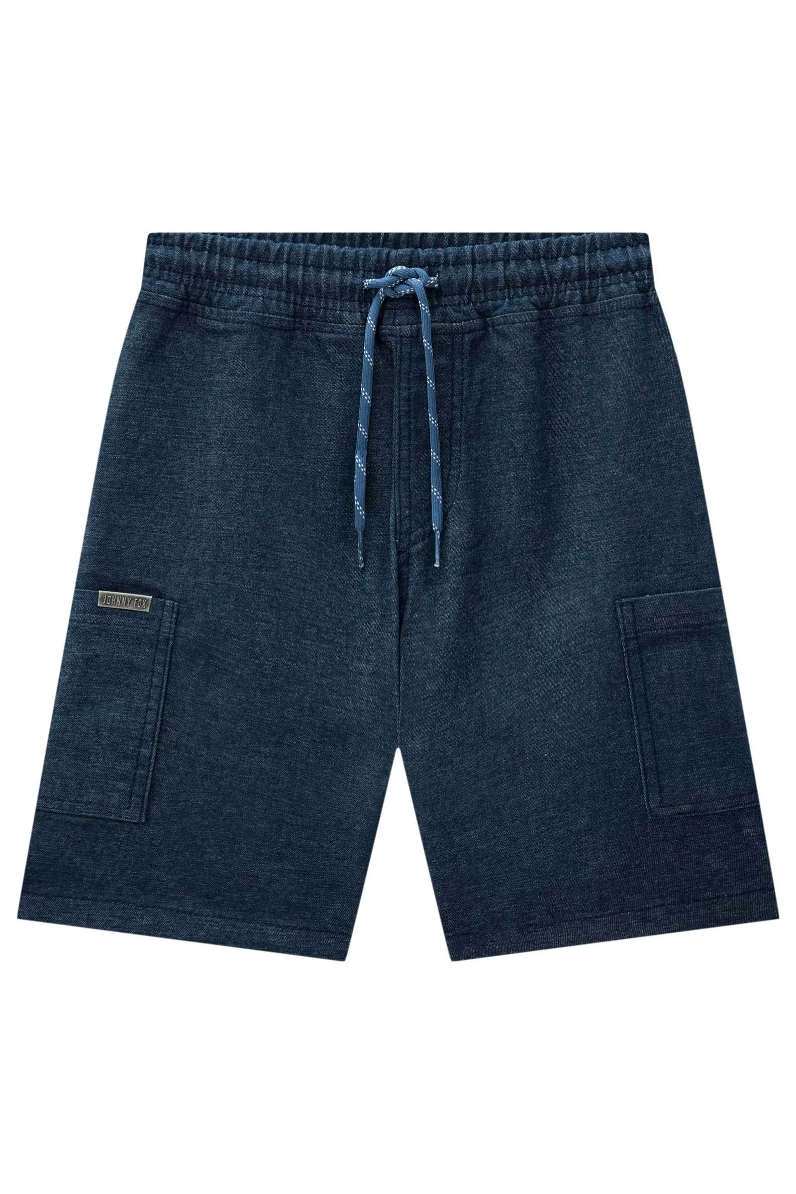 Bermuda em Sarja Melange com Elastano Super Power  74871 Johnny Fox