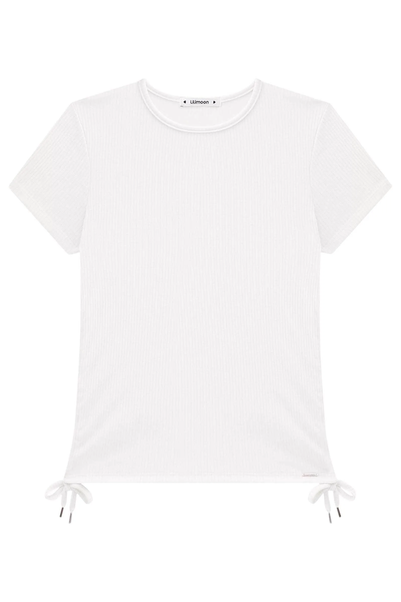 Blusa Boxy em Canelado Mauí 74063 Lilimoon