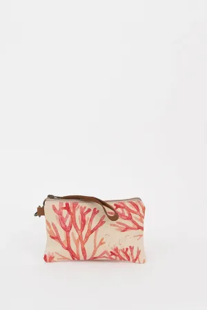 Bolso pequeño algas algodón y cuero
