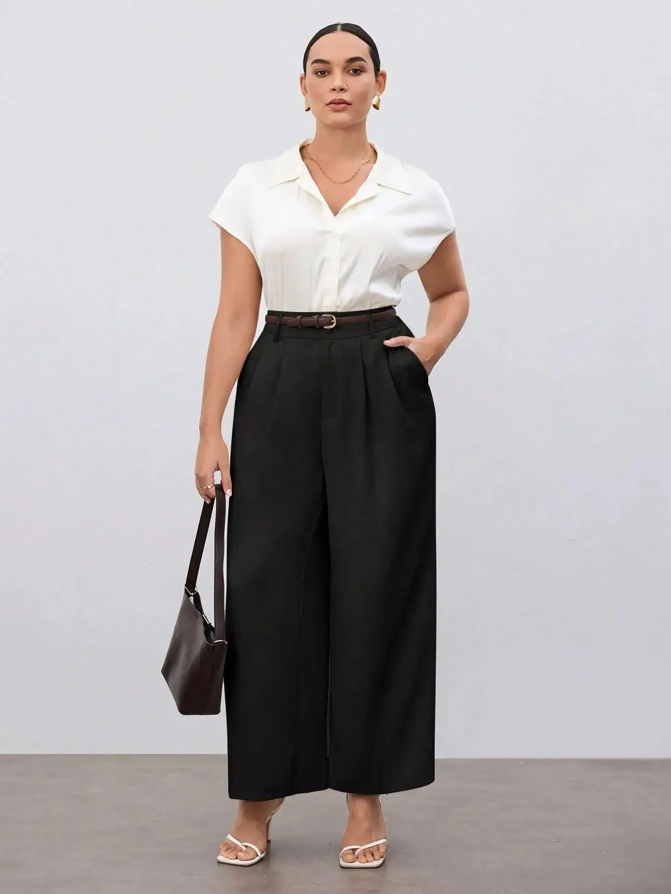 Calça Casual Feminina Plus Size - Emanuela