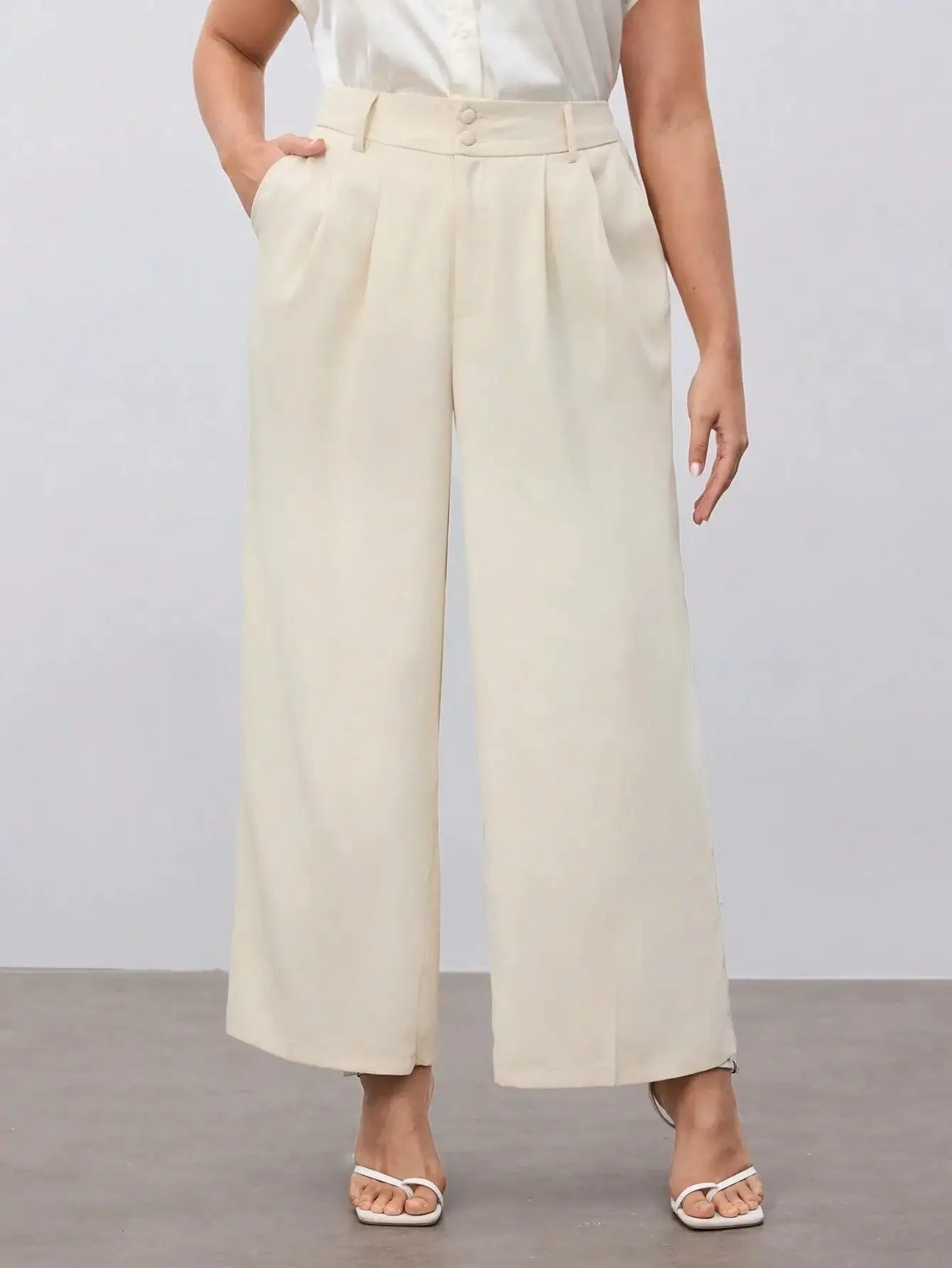 Calça Casual Feminina Plus Size - Emanuela