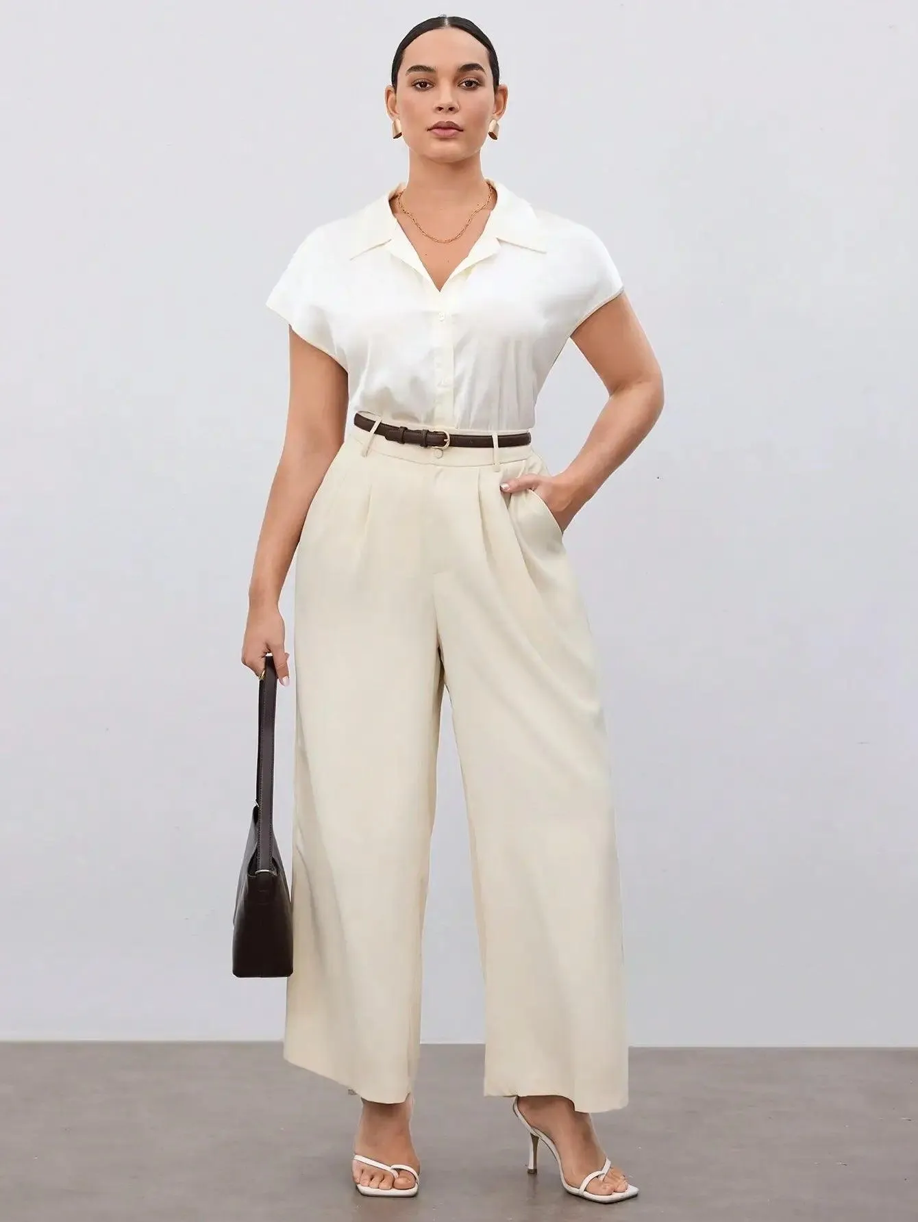 Calça Casual Feminina Plus Size - Emanuela