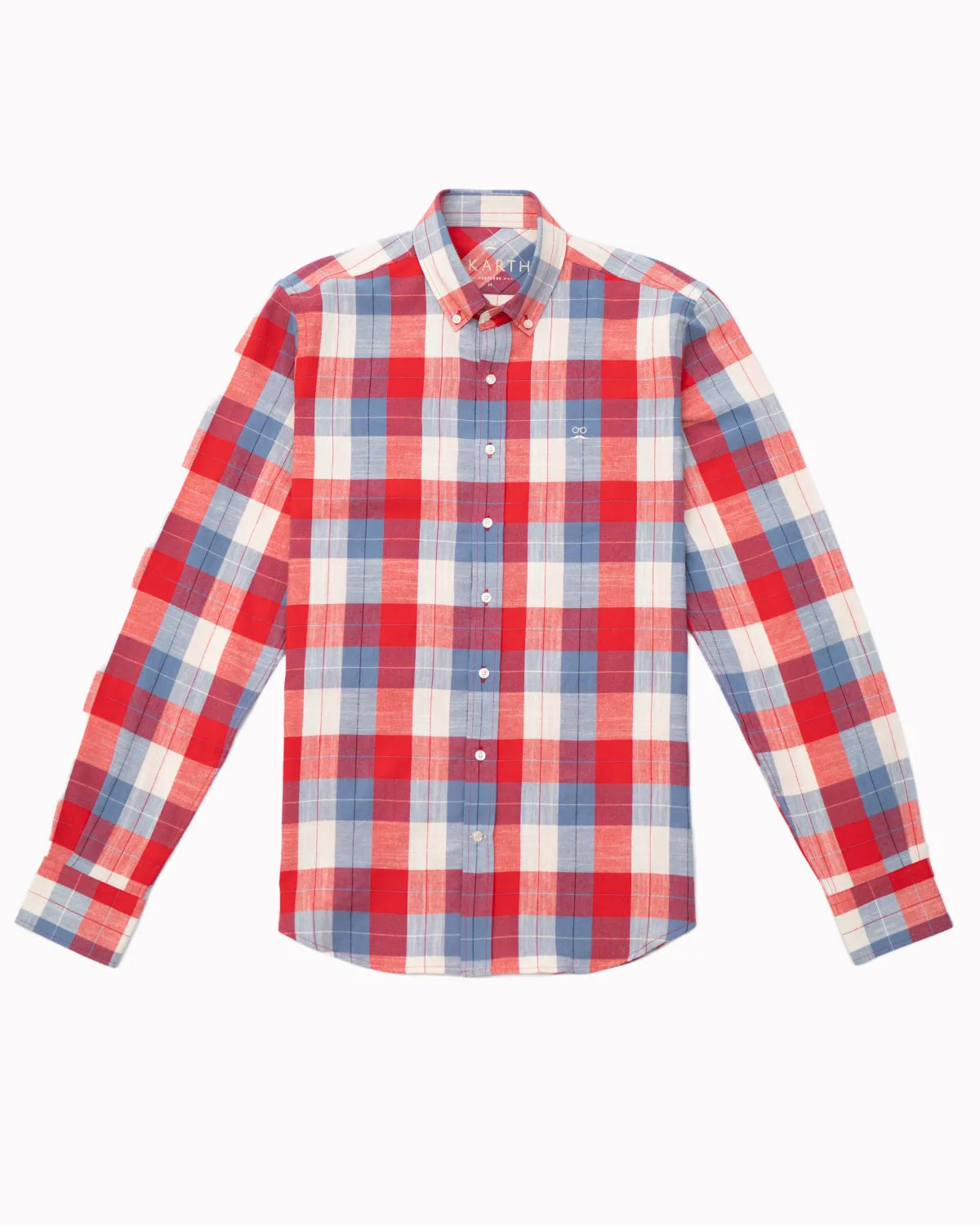 Camisa Cuadros Pinacone Granate