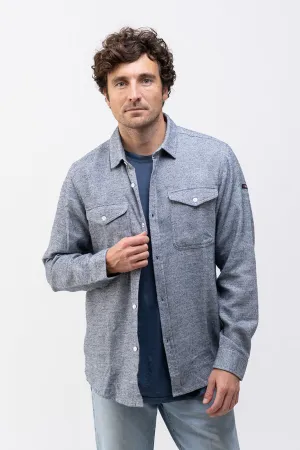 Camisa de hombre manga larga franela