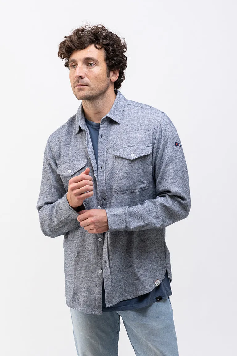 Camisa de hombre manga larga franela