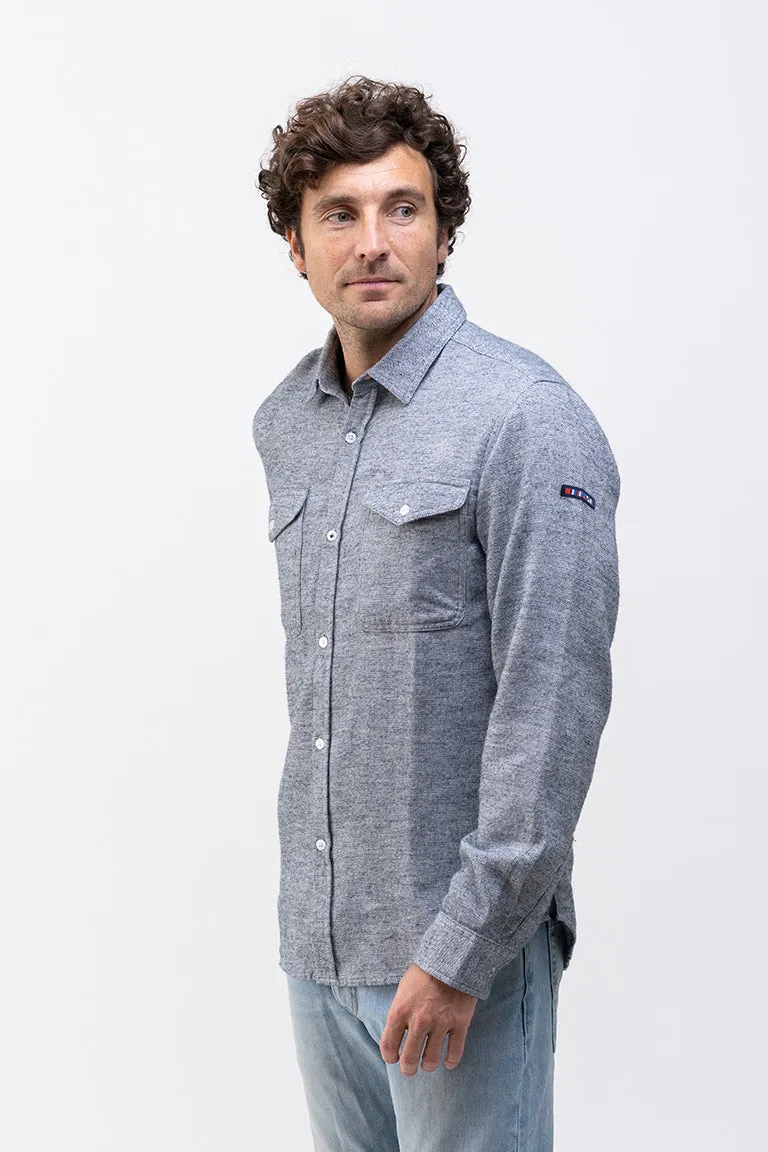 Camisa de hombre manga larga franela