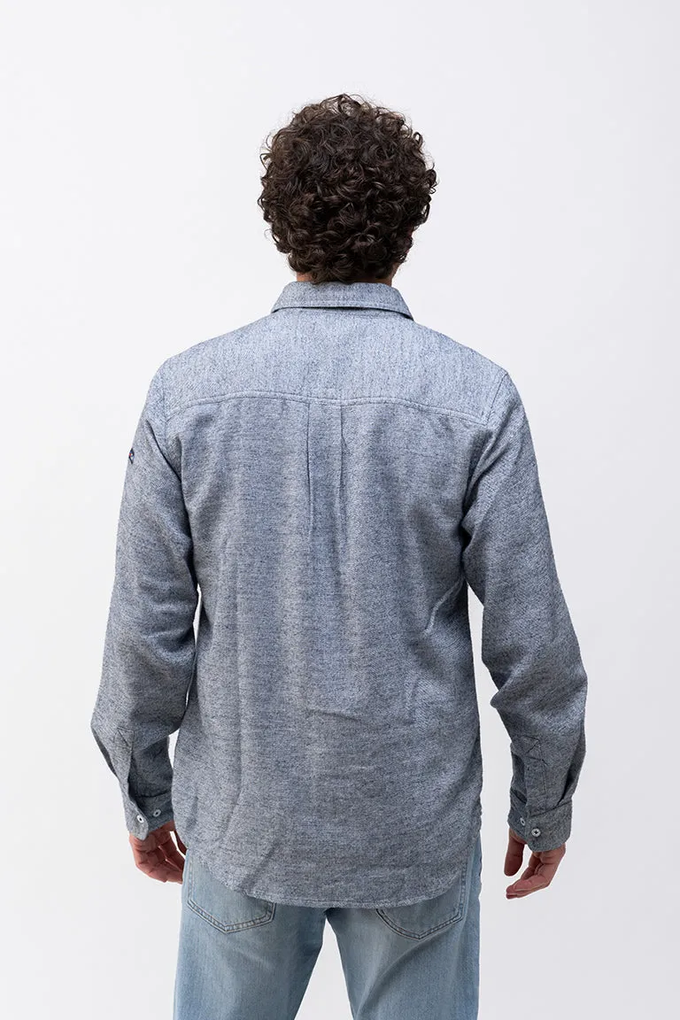 Camisa de hombre manga larga franela