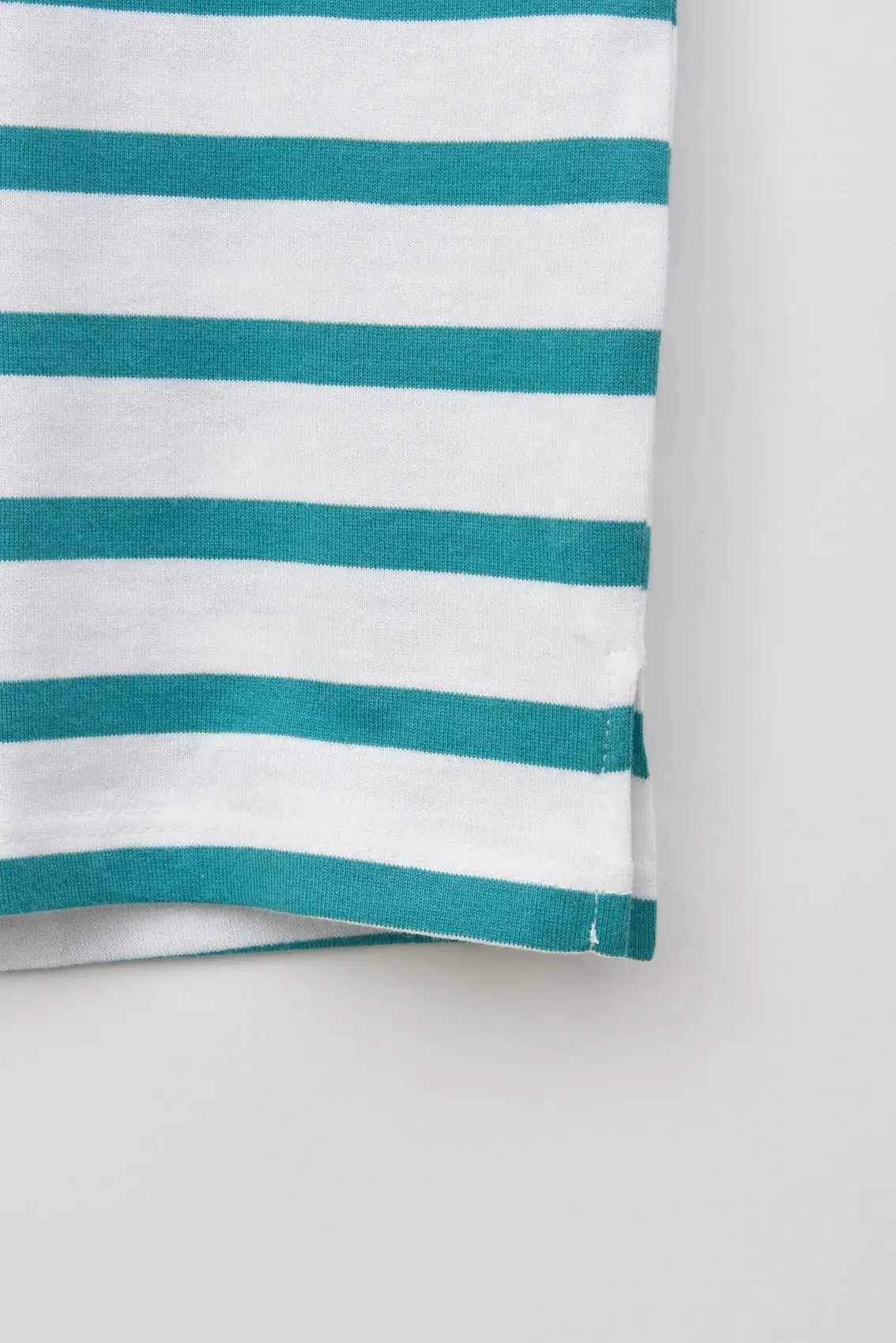 Camiseta de rayas o marsellesa manga corta en algodón 180 gr