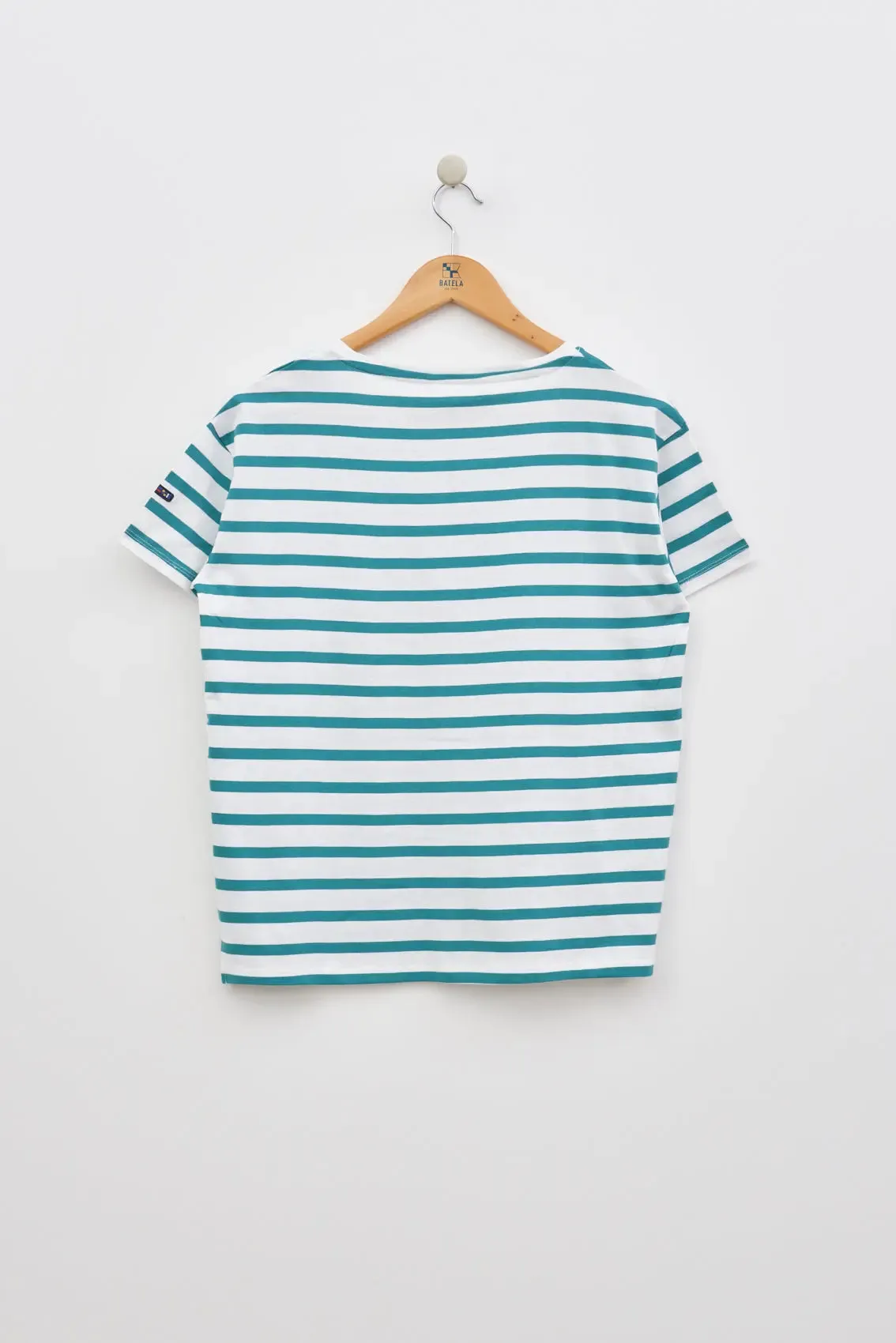 Camiseta de rayas o marsellesa manga corta en algodón 180 gr