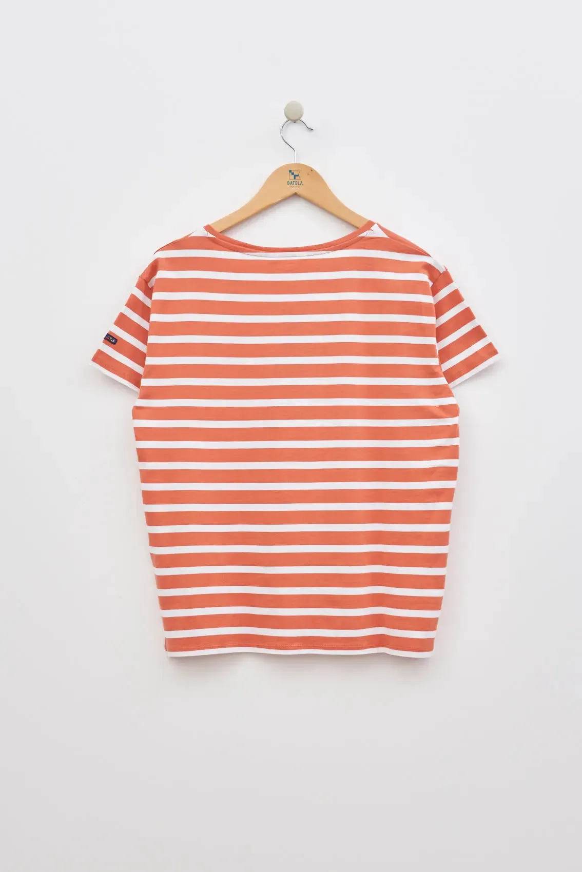 Camiseta de rayas o marsellesa manga corta en algodón 180 gr