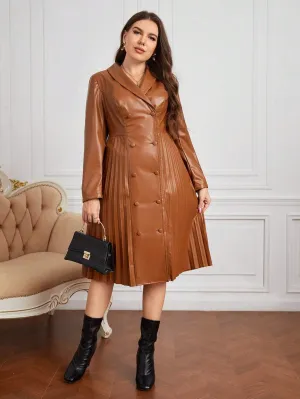 Casaco Em Couro Do Plutônio Plus Size - Frances