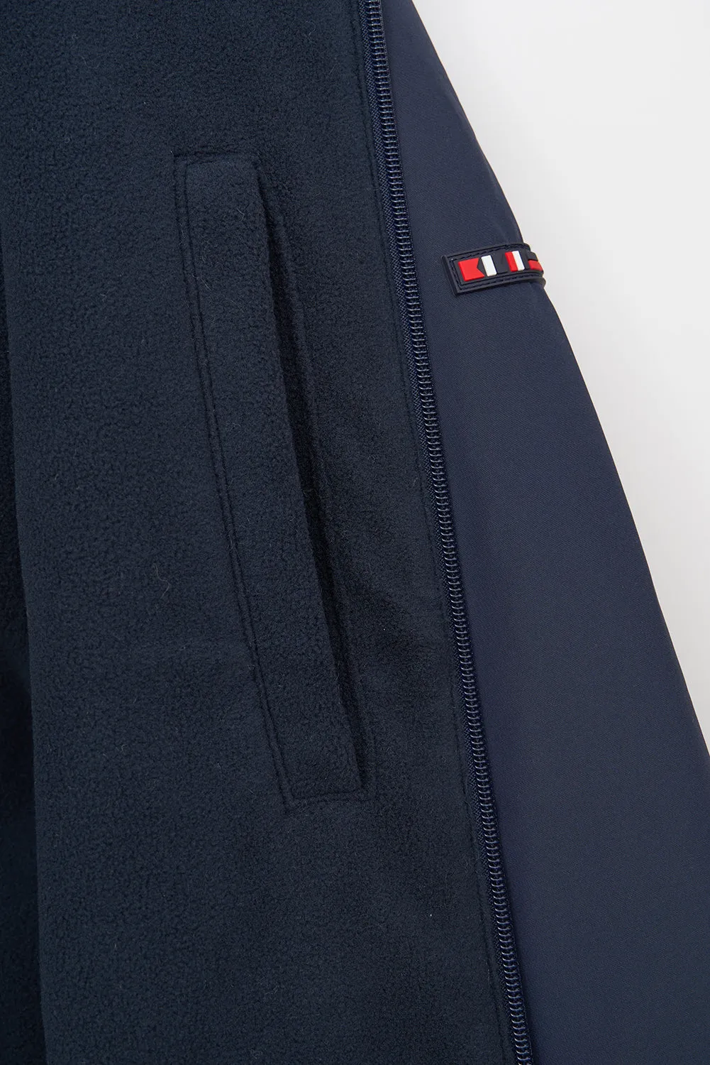 Cazadora de hombre impermeable con interior de forro polar