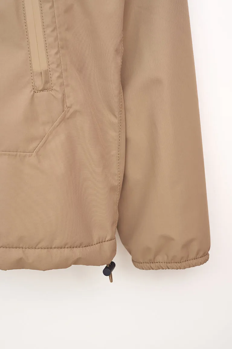 Cazadora de hombre impermeable con interior de forro polar