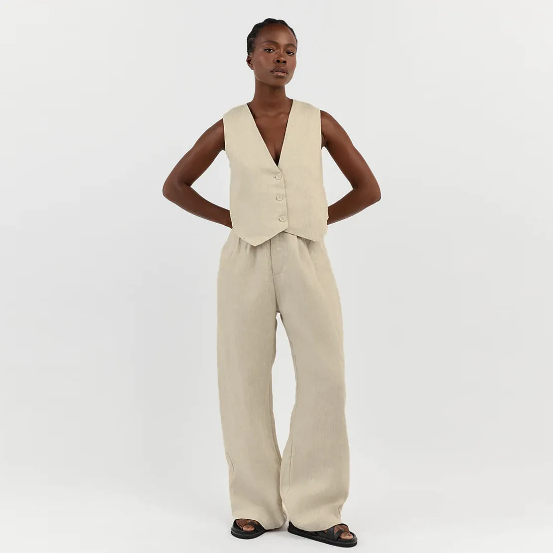 Conjunto Candice Colete e Calça Alfaiataria