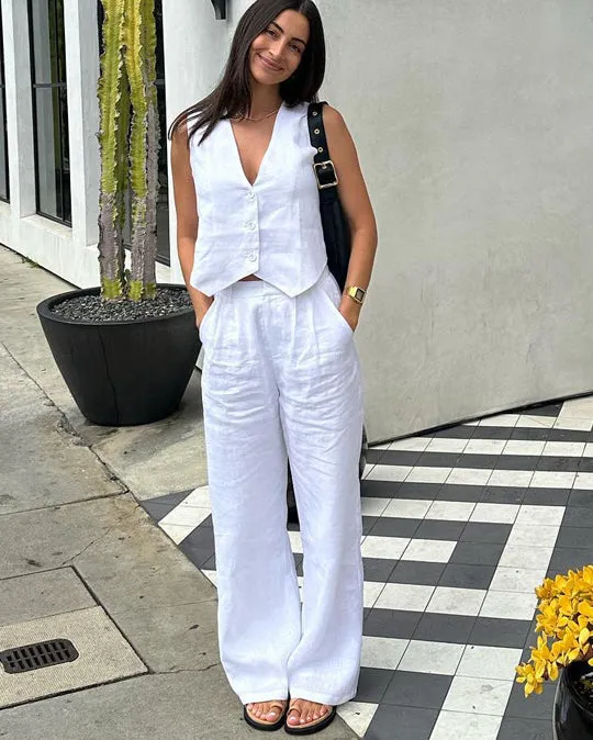 Conjunto Candice Colete e Calça Alfaiataria