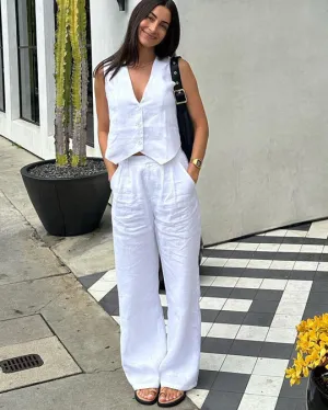 Conjunto Candice Colete e Calça Alfaiataria