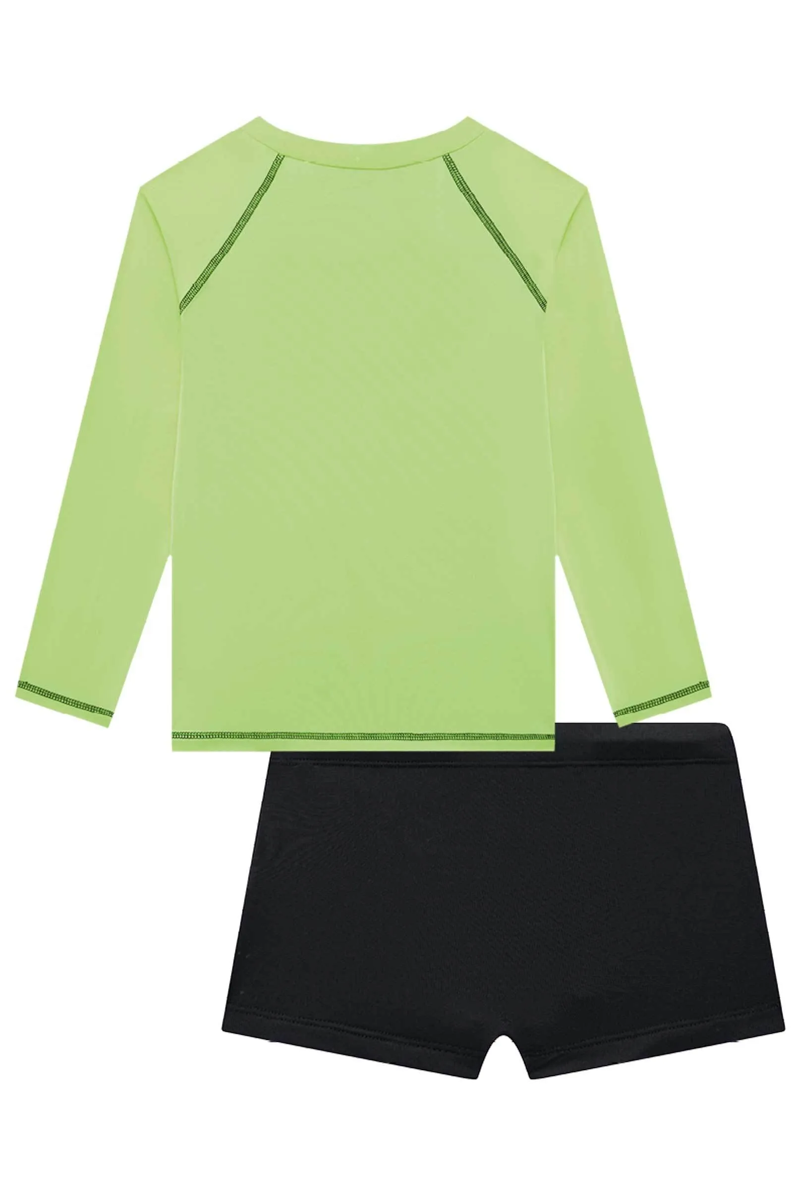 Conjunto de Camiseta e Sunga em Malha Uv Dry com Proteção Uv 50  76952 Johnny Fox