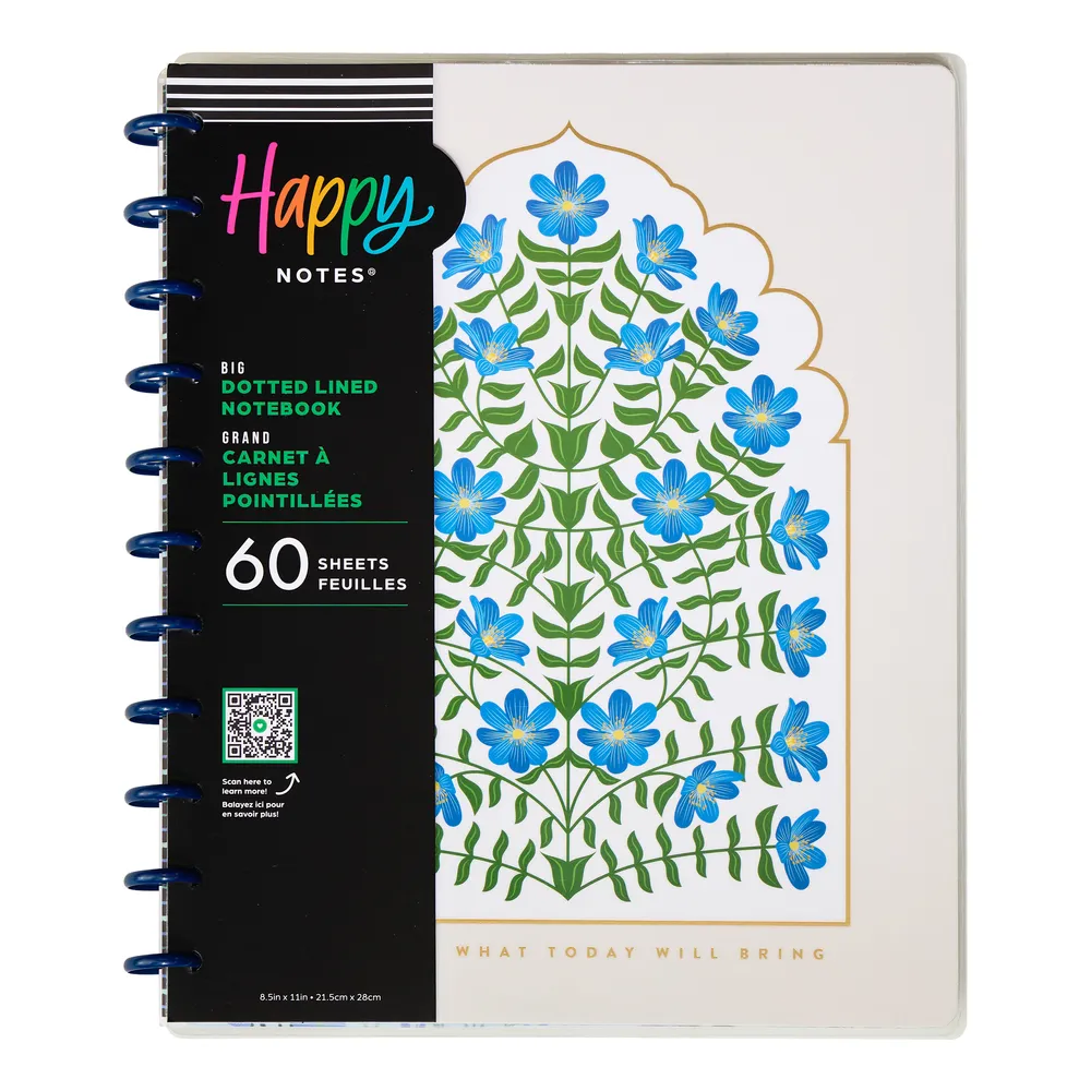 Cuaderno Big Florecer Azul