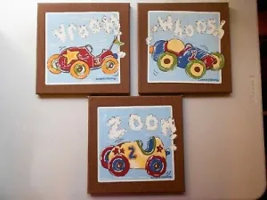 Cuadros en Canva 3PCS