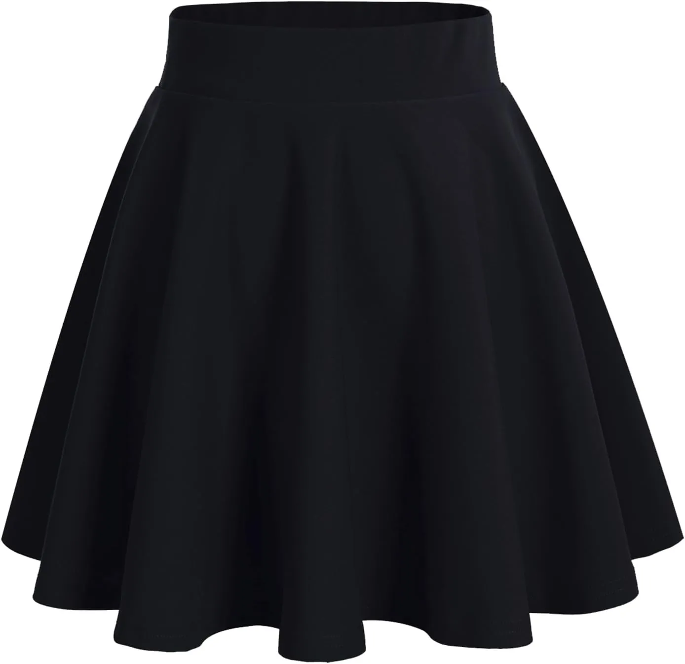 DRESSTELLS Women's Casual Skirt 2025, Stretchy High Waist Aline Mini Skater Skirts