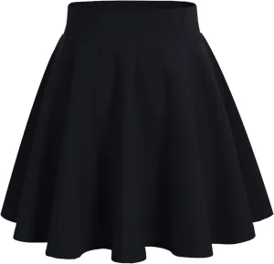 DRESSTELLS Women's Casual Skirt 2025, Stretchy High Waist Aline Mini Skater Skirts