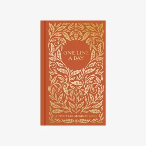 Gilded One Line a Day Diary