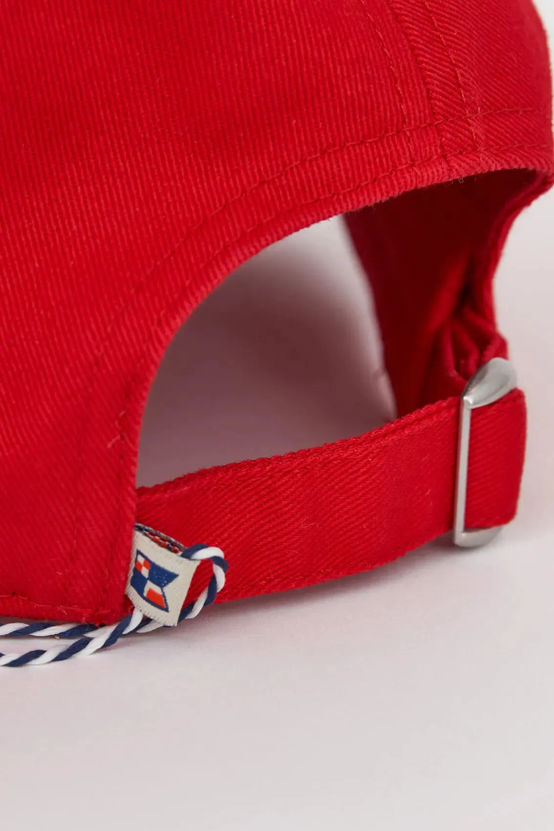 Gorra de algodón con Ancla bordada