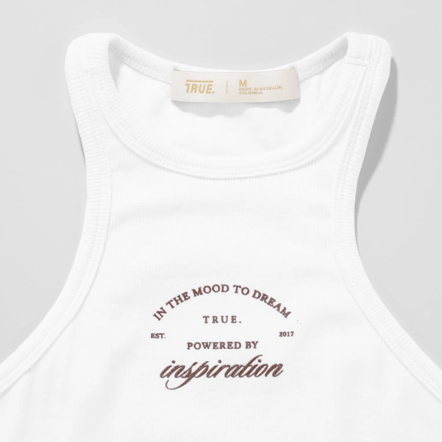 Inspiration Ribbed Body - White