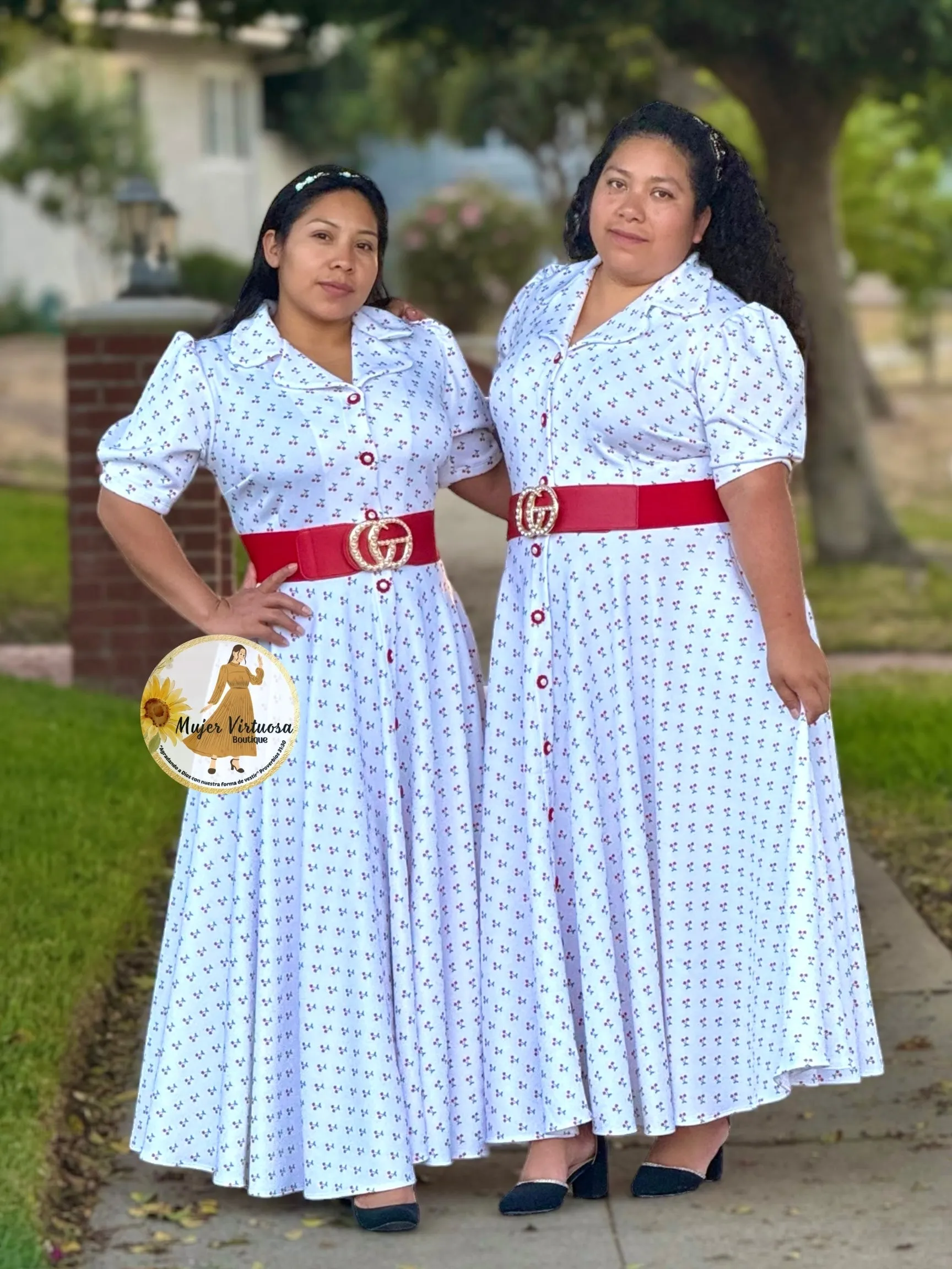 Jimena White Cherry 🍒 Dress