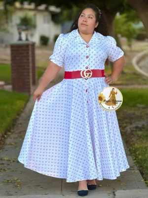 Jimena White Cherry 🍒 Dress