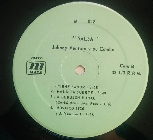 Johnny Ventura - Salsa (LP, Album) (VG )
