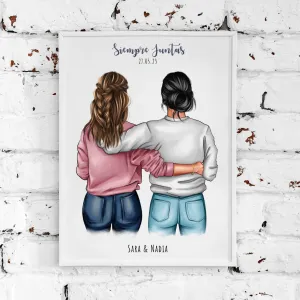 Lámina Amigas para Siempre