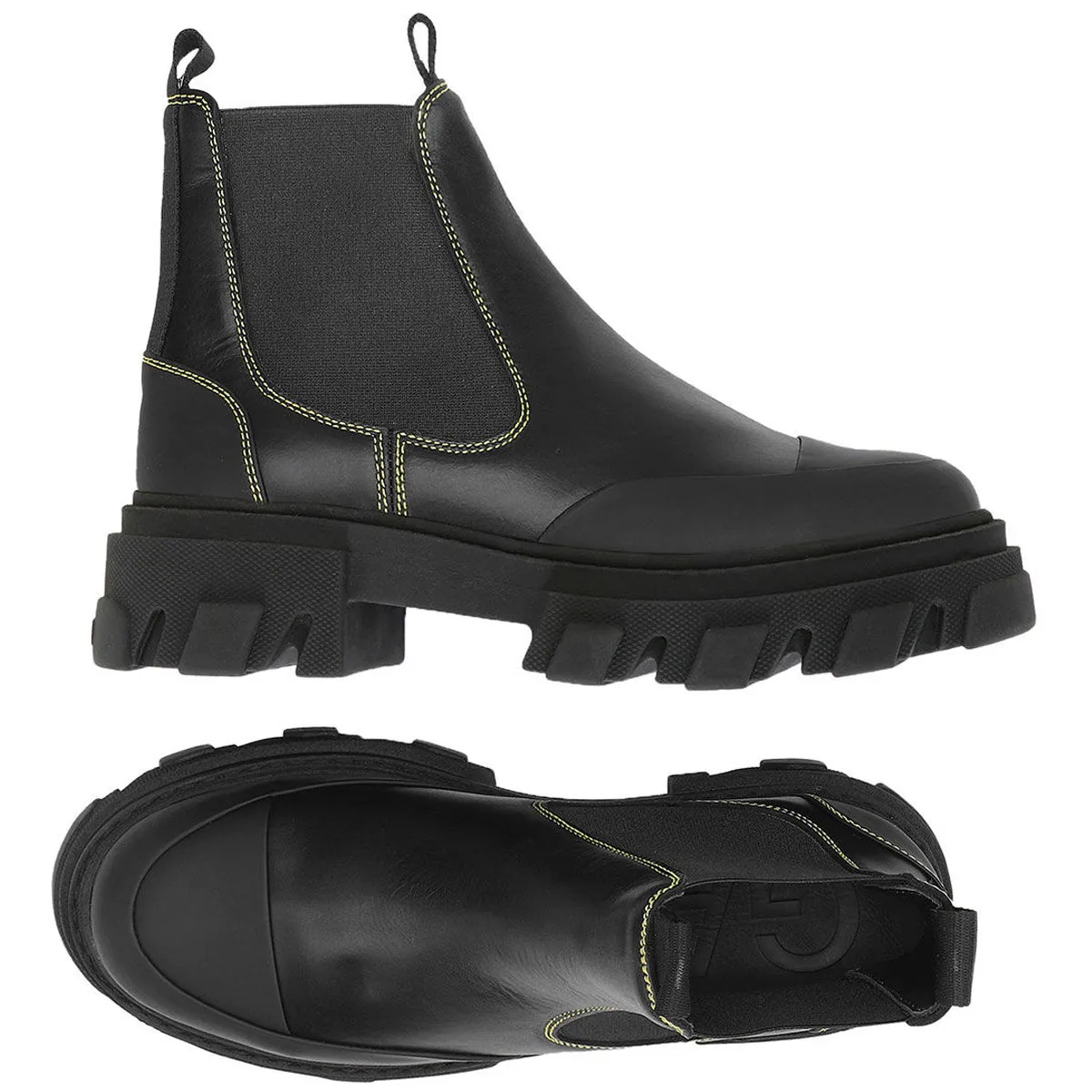 Low Chelsea Boot Yellow Stitch