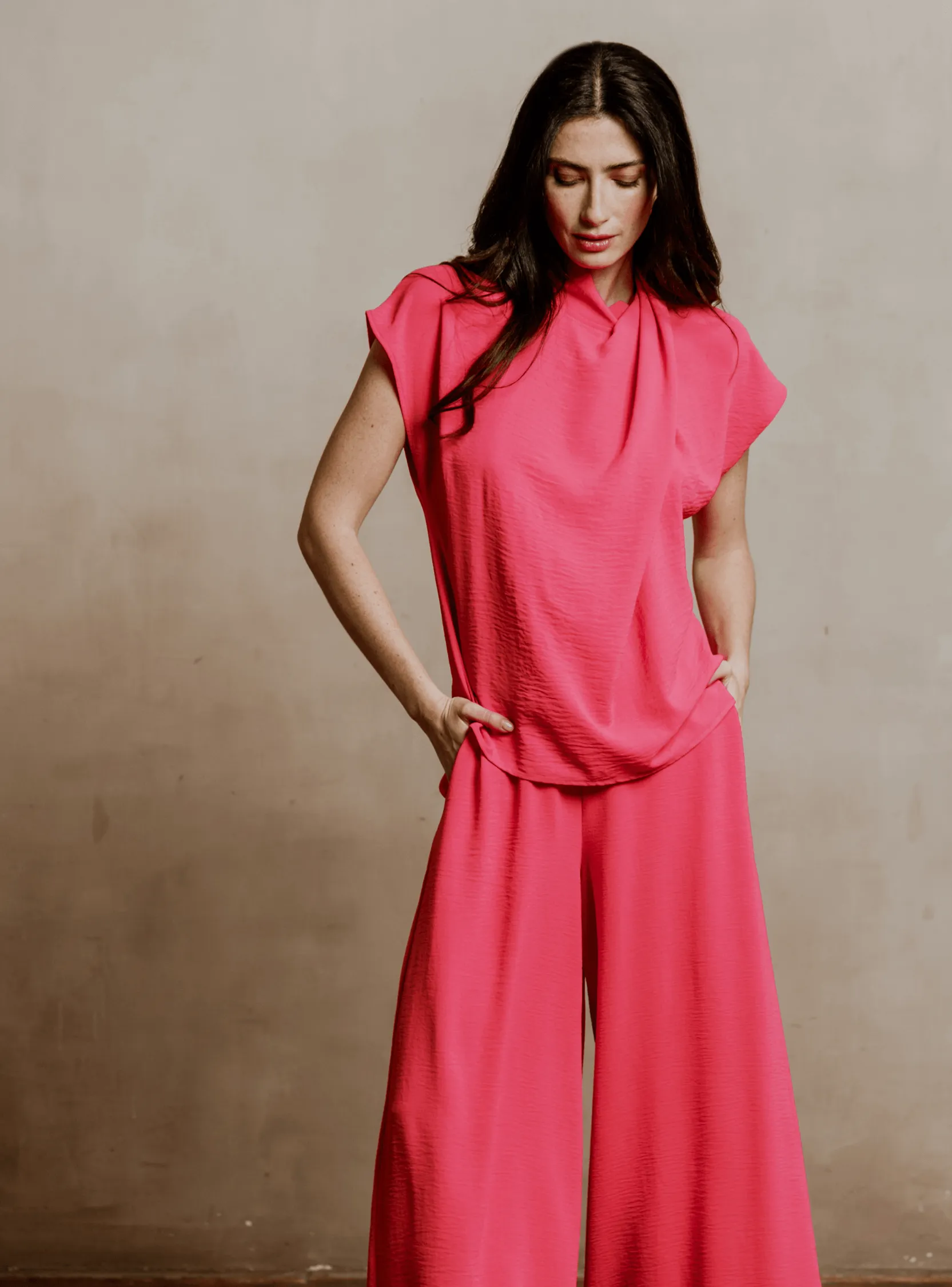 OCTAVIA | BLUSA JANE FUCSIA