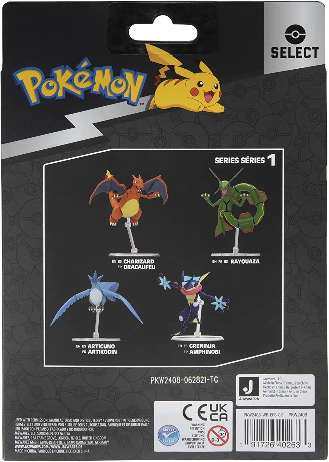 Pokemon 6" Figura Articulada - Articuno