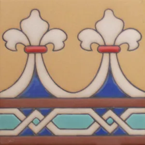 Prima Mexican Tile - Ondas Blancas