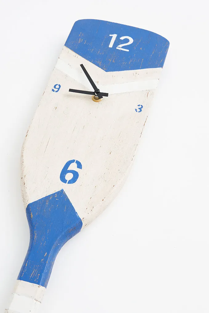 Reloj remo de madera