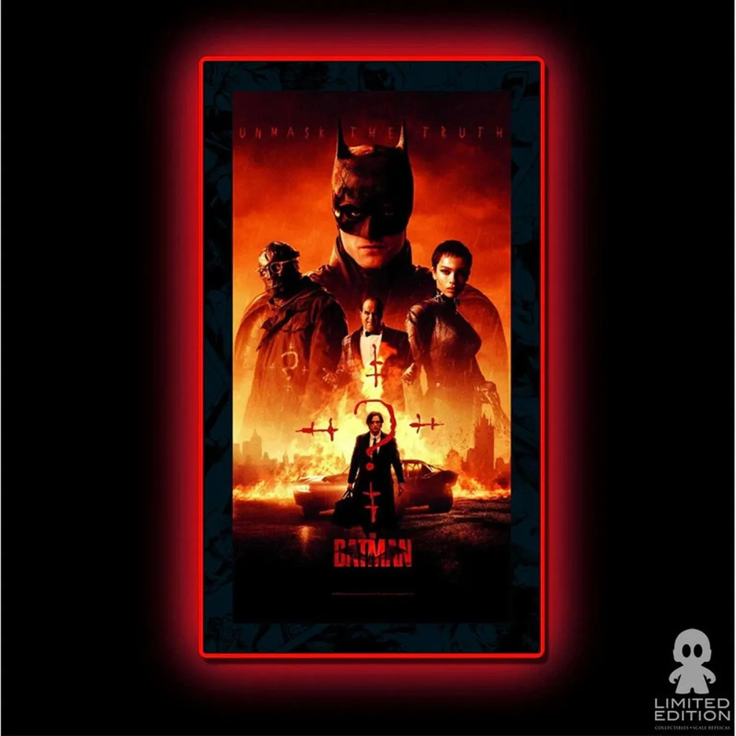 Sideshow Mini Poster Led Batman Vengeance Nº 7 DC - Limited Edition