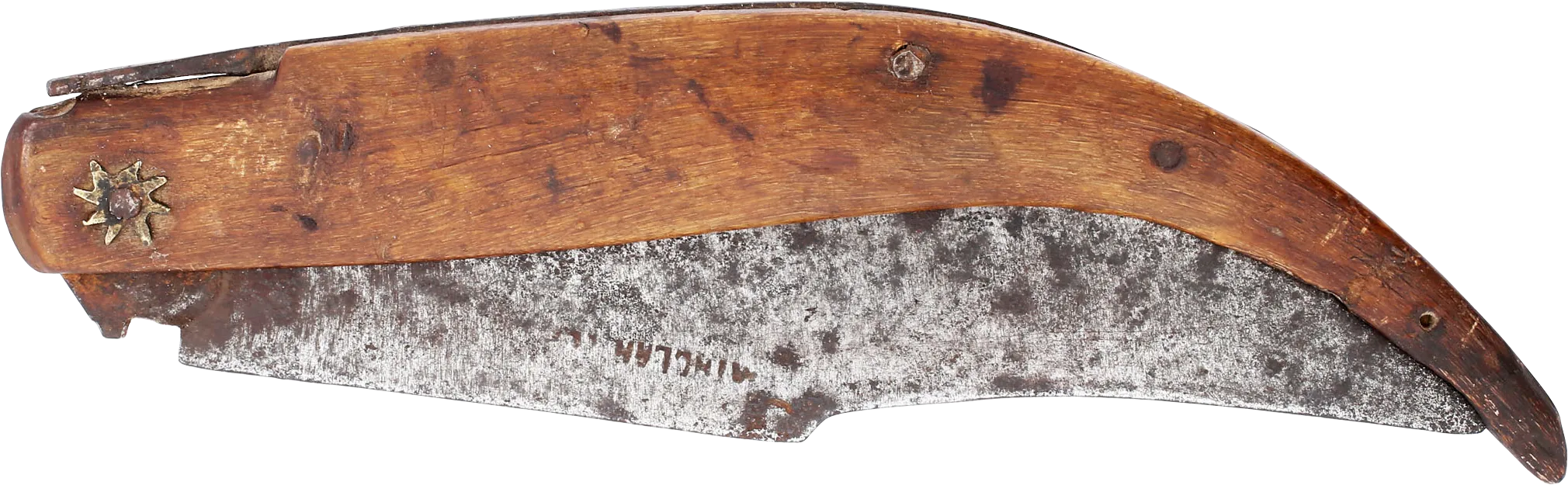 SPANISH FOLDING KNIFE, NAVAJA, 19TH CENTURY