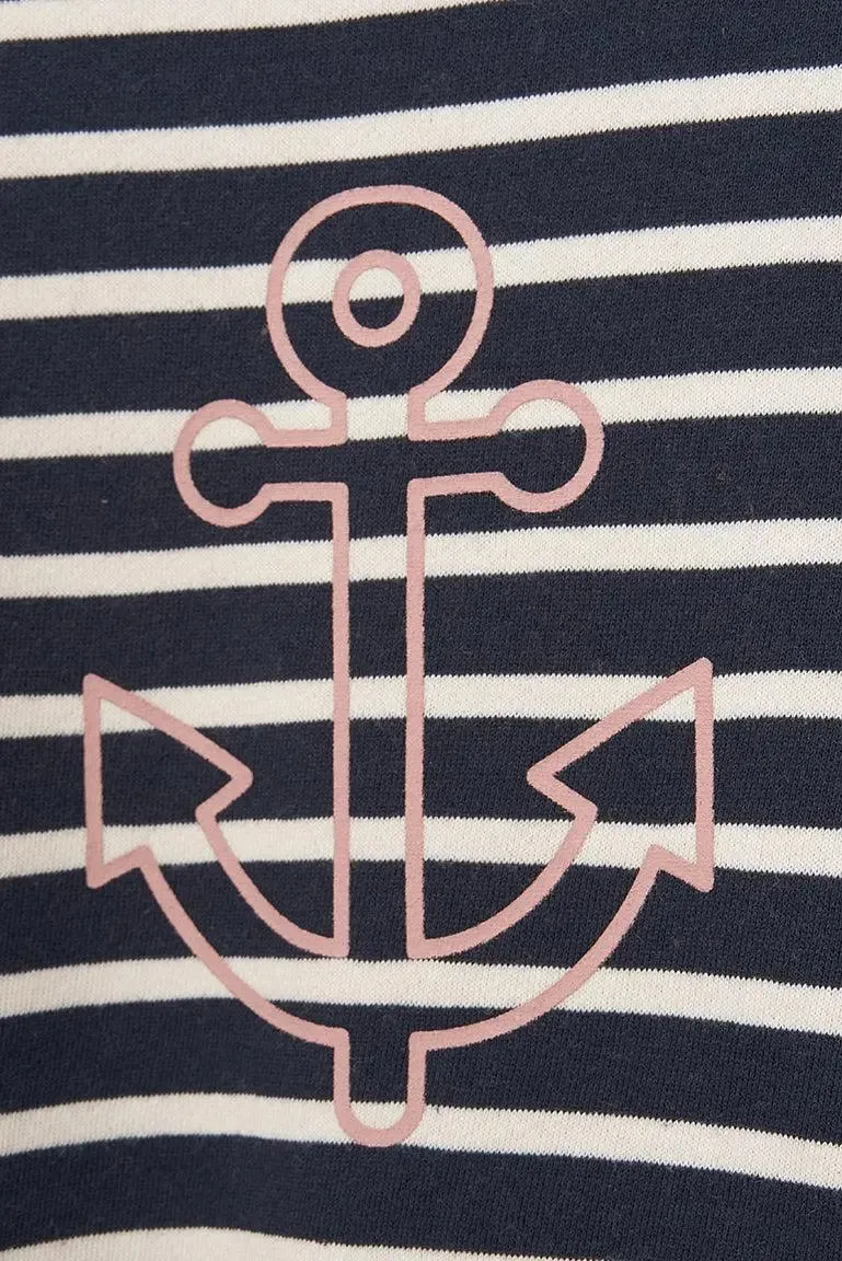 Sudadera ancla de algodón