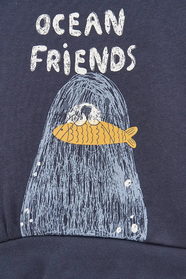 Sudadera con capucha 'Ocean Friends'