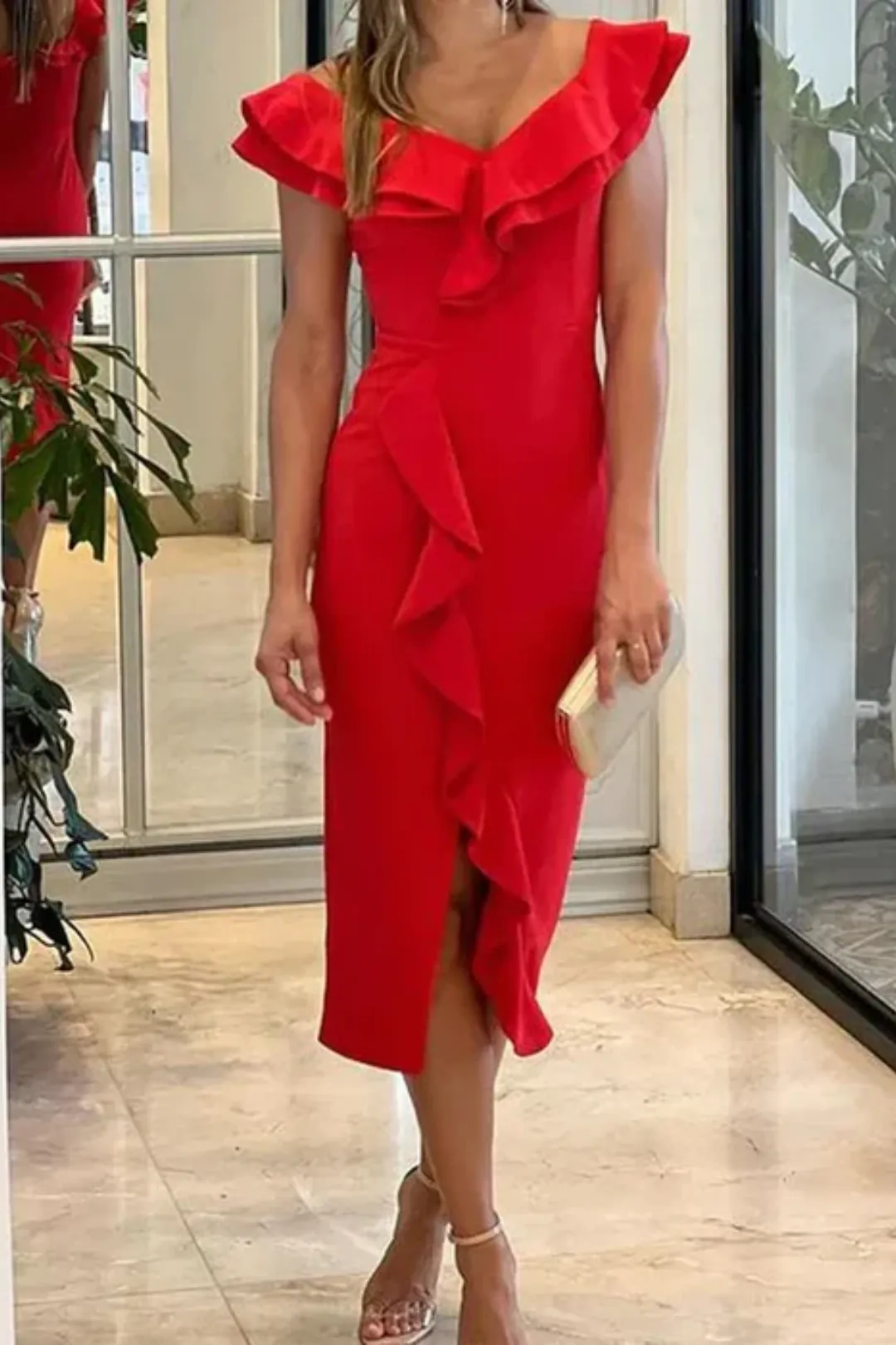 Vestido Midi Floral Etherea