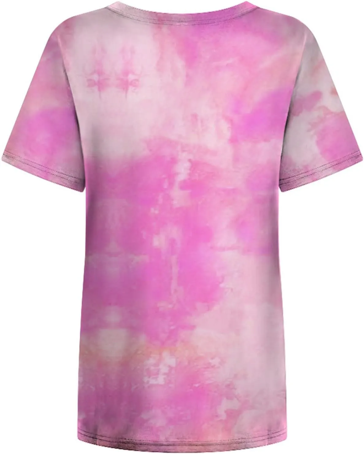 Womens Short Sleeve Tops Crewneck Tie Dye Shirts Oversized Tees T-Shirt Trendy Shirts Blouse Graphic Funny T Shirts