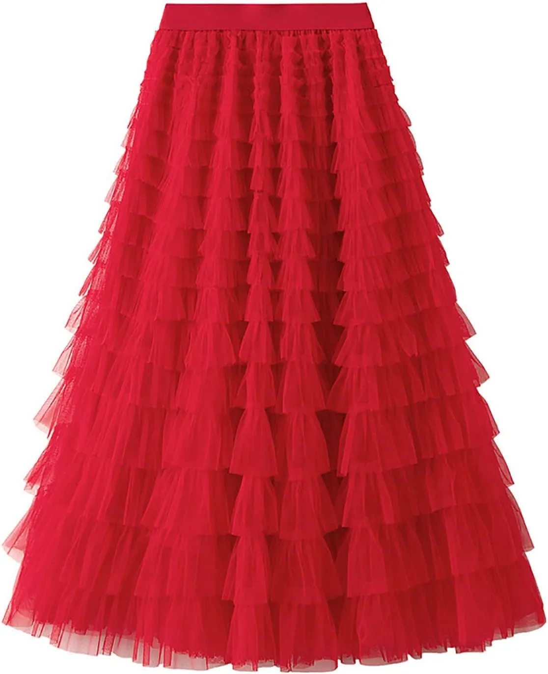 Wrap Skirts for Women Midi Length Skirts Waist Tie Maxi Skirt A-line Ruffle Skirt Flowy Midi Skirt Asymmetrical Skirt